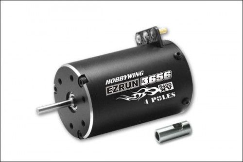 Бесколлекторный бессенсорный 4х полюсный мотор Ezrun 3400KV/3656 для Short Course и монстров масштаба 1:10
