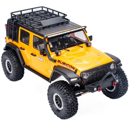 Трофи модель Yikong 4102 1/10 crawler JEEP (Yellow) RTR фото 2
