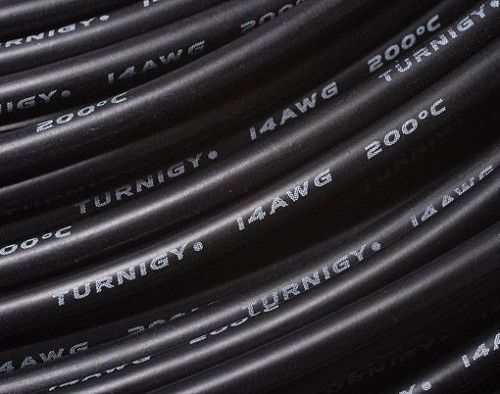Кабель силовой 14 AWG черный 1метр