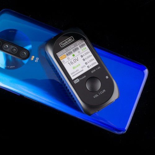 ToolkitRC M4 Pocket 80W 1-4S универсальное зарядное устройство фото 10