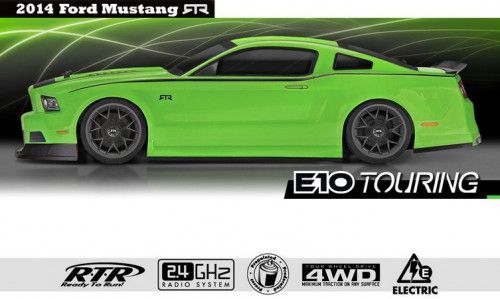 Туринг 1/10 - RTR E10 FORD MUSTANG RTR 2014 (Влагозащита, полный компл.) фото 4