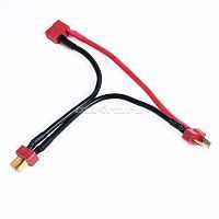 Deans T-Plug Ultra Plug Battery Connector 14 AWG 200° Cable in Series