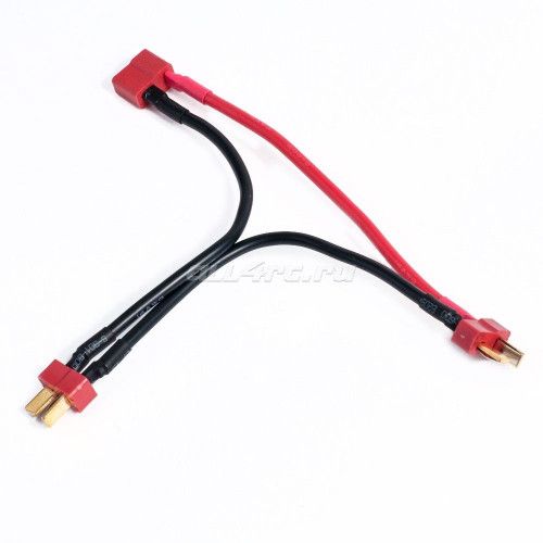 Deans T-Plug Ultra Plug Battery Connector 14 AWG 200° Cable in Series