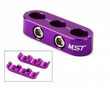 MST Alum. 3 wires clamps (purple)