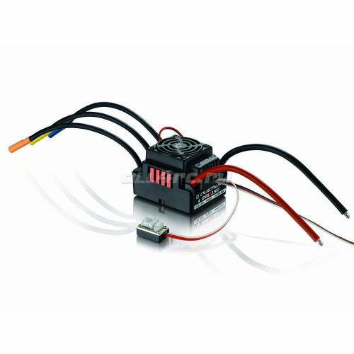 Влагозащищенный бесколлекторный регулятор QuicRun-WP-8BL150 v2 для масштаба 1:8/1:5 фото 6