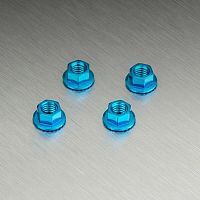 Alum. wheel nut (blue)(4)