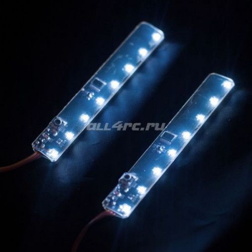 RC Car Dynamic Slim LED Light (2шт) White