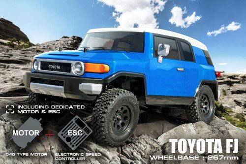 Трофи модель CFX от MST (Max Speed Technology) 1/10 4WD набор для сборки с кузовом TOYOTA FJ, регулятором и мотором