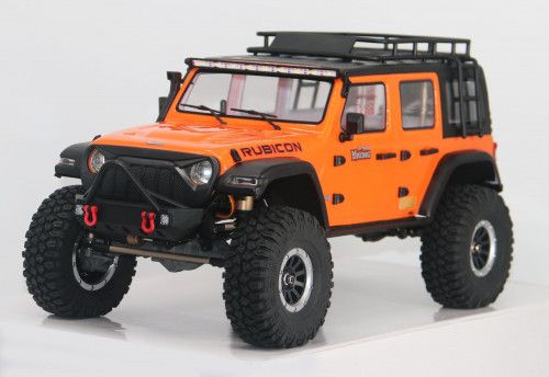 Трофи модель Yikong 4102 1/10 crawler Rubikon (Orange) RTR