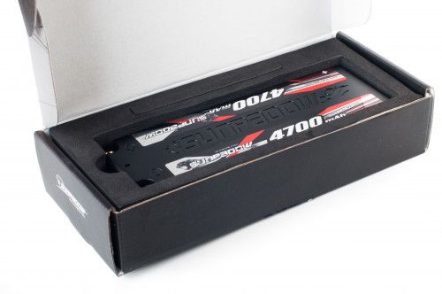 Аккумулятор Sunpadow Li-Po 2S1P 4700mAh 40C/80C TRX Hardcase фото 3