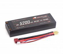 Аккумулятор Speedway Slide Li-Po PRO LCG Series Hard case 2S 7.4v 5200mAh 50C Banana Connector / T-Plug