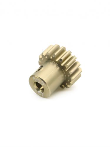 Шестерня алюминиевая Pinion gear 16T M0.5 для вала 2mm фото 4