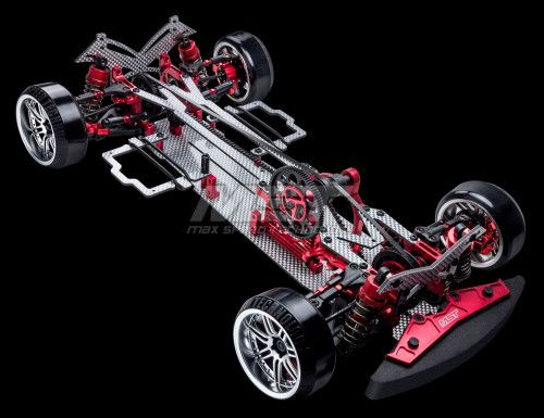 MS-01D VIP II 1/10 Scale 4WD Electric Drift Car Chassis ARR (SSG) (red) фото 3