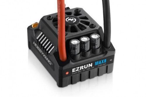 Бесколлекторная бессенсорная влагозащищенная система HobbyWing EZRUN MAX8 T-Plug 4268SL 2600Kv фото 7