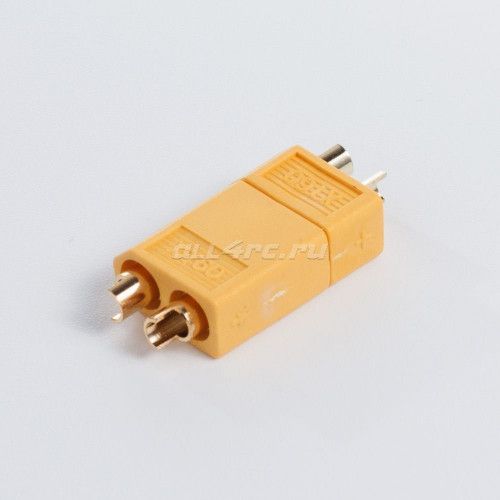 XT60 Male / Female LiPo LiFe NiMh Battery Connectors Yellow фото 2