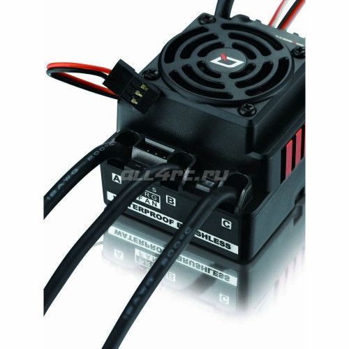 Влагозащищенный бесколлекторный регулятор QuicRun-WP-8BL150 v2 для масштаба 1:8/1:5 фото 3