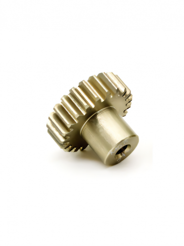 Шестерня алюминиевая Pinion gear 21T M0.5 для вала 2mm фото 2