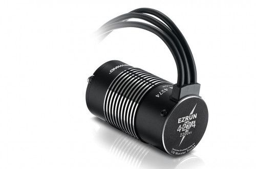 Бесколлекторный бессенсорный мотор EZRUN 4268 Sl Black 2600 KV для масштаба 1/8 фото 3