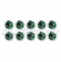 ZENOAH Imitated 4mm Hex Lock Nut Green