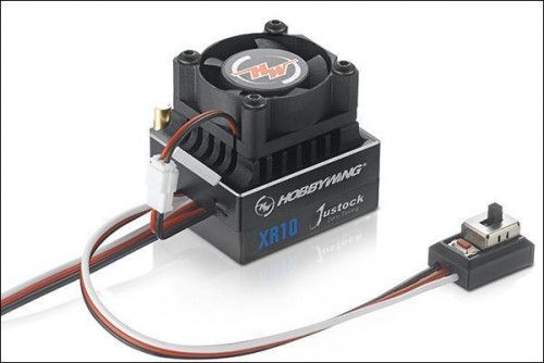 Бесколлекторный сенсорный регулятор Justock XR10 для автомоделей масштаба 1:10