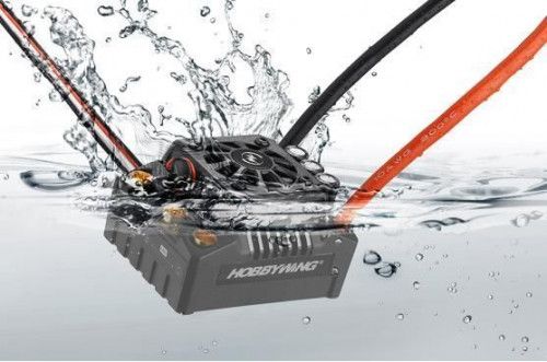Бесколлекторная бессенсорная влагозащищенная система HobbyWing EZRUN MAX8 T-Plug 4268SL 2600Kv фото 5