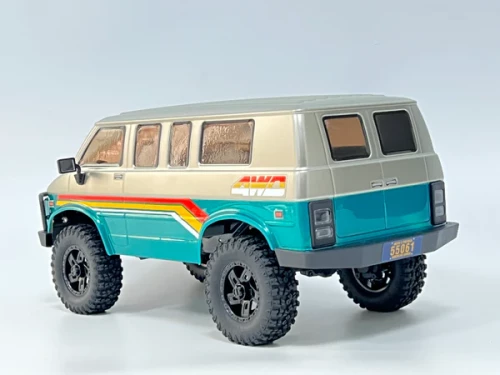 Краулер радиоуправляемый HobbyPlus CR18P EVO Rock Van (Beige) 1/18 RTR фото 3