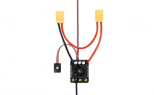 EZRUN MAX8 G2S XT90 бесколлекторный сенсорный влагозащищенный регулятор для масштаба 1:8 фото 4