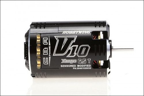 Бесколлекторный сенсорный мотор Xerun V10 10.5T/3650 для шоссейных и дрифтовых моделей масштаба 1/10 фото 2