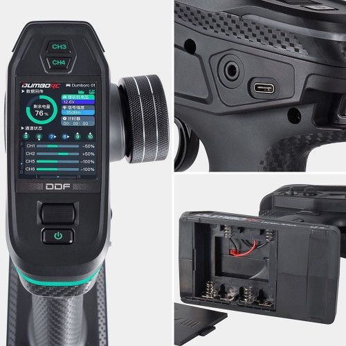 Аппаратура управления DumboRC DDF-350 M1 / X10F 10x канальная 2.4 Ghz фото 7