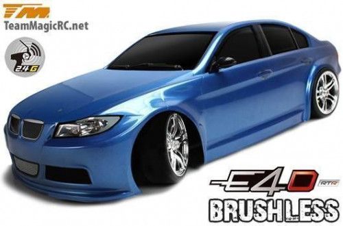 1/10 E4D Brushless RTR Drift BMW 320 Body без аккумулятора и зарядного устройства