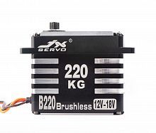 Сервопривод JX Servo B220 215кг / 0.15sec / 18V HV бесколлекторный цифровой с металлическими шестернями