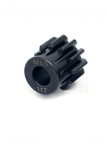 Шестерня стальная Pinion gear 11T M1.5 для вала 8mm фото 3