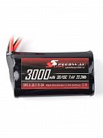 Аккумулятор Speedway Slide 70x37x19mm Li-Ion 3000mAh 2S 7.4V 30C softcase T-Plug