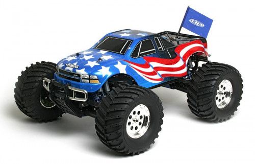 Монстр 1/8 нитро - Associated MGT4.6 RTR 2.4ГГц FLAG BODY