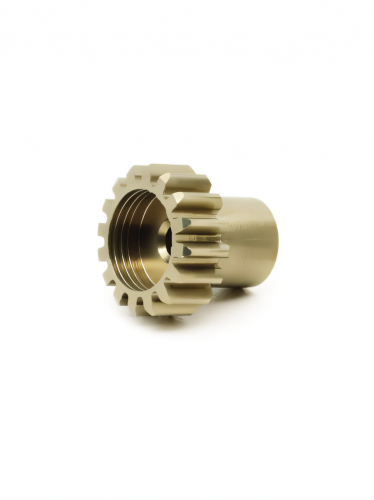 Шестерня алюминиевая Pinion gear 16T M0.5 для вала 2mm фото 3