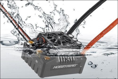 Бесколлекторный бессенсорный влагозащищенный регулятор EZRUN MAX8 V3 для шот-корс, багги, монстров масштаба 1:8