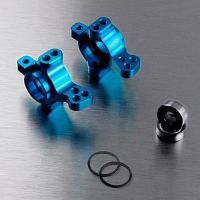 Alum. front upright (blue) (2)