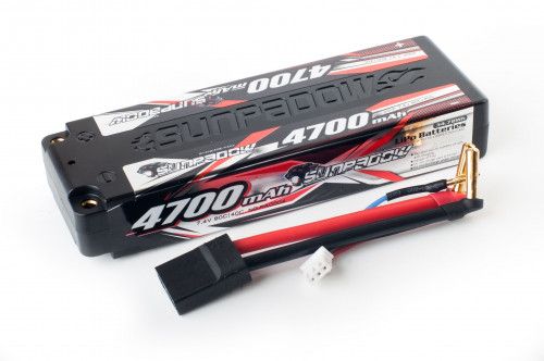 Аккумулятор Sunpadow Li-Po 2S1P 4700mAh 40C/80C TRX Hardcase