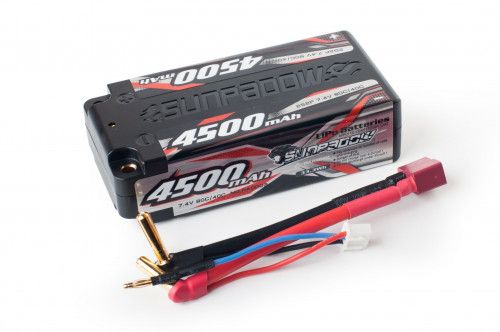 Аккумулятор Sunpadow Li-Po 2S2P 4500mAh 40C/80C T-PLUG Short Pack