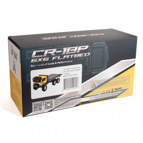 Краулер радиоуправляемый HobbyPlus CR18P Flat Bed 6X6 (Yellow) 1/18 RTR фото 22