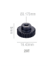 Шестерня стальная Pinion gear 29T 48P для вала 3.17mm