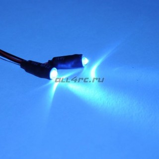 Фары типа ангельские глазки для моделей масштаба 1:10 синие