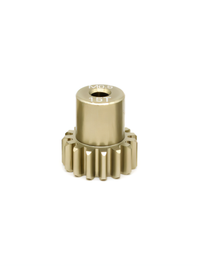 Шестерня алюминиевая Pinion gear 15T M0.5 для вала 2mm