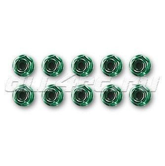 ZENOAH Imitated 4mm Hex Lock Nut Green