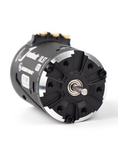 Бесколлекторный сенсорный мотор Justock 3650SD 10.5T BLACK G2 для шоссейных и дрифтовых моделей масштаба 1/10