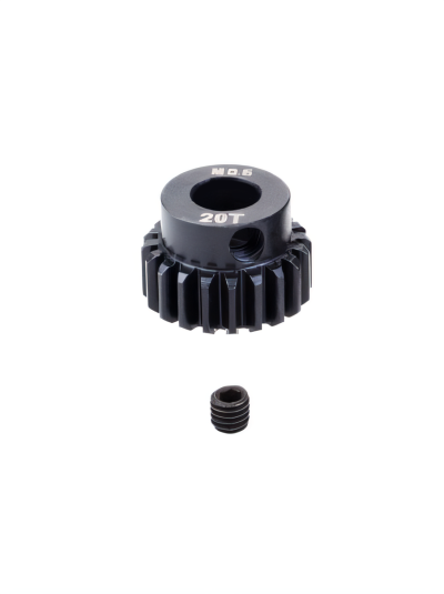 Шестерня стальная Pinion gear 20T M0.6 для вала 5mm