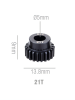 Шестерня стальная Pinion gear 21T M0.6 для вала 5mm