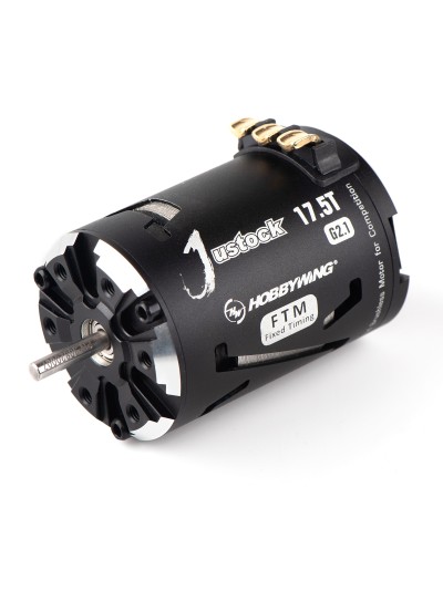 Бесколлекторный сенсорный мотор Justock 3650SD 17.5T BLACK G2 для шоссейных и дрифтовых моделей масштаба 1/10