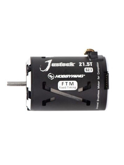 Бесколлекторный сенсорный мотор Justock 3650SD 21.5T BLACK G2 для шоссейных и дрифтовых моделей масштаба 1/10