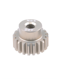 Шестерня алюминиевая Pinion gear 20T M0.6 для вала 3.17mm